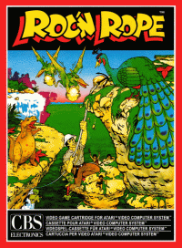 Roc 'N Rope Atari 2600 US box art